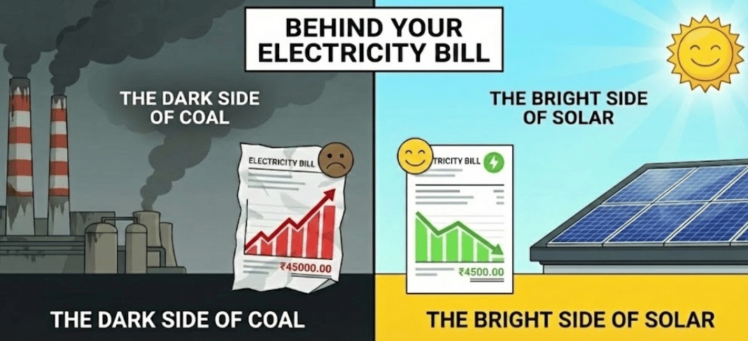 Behind Your Electricity Bill: The Dark Side of Coal vs The Bright Side of Solar