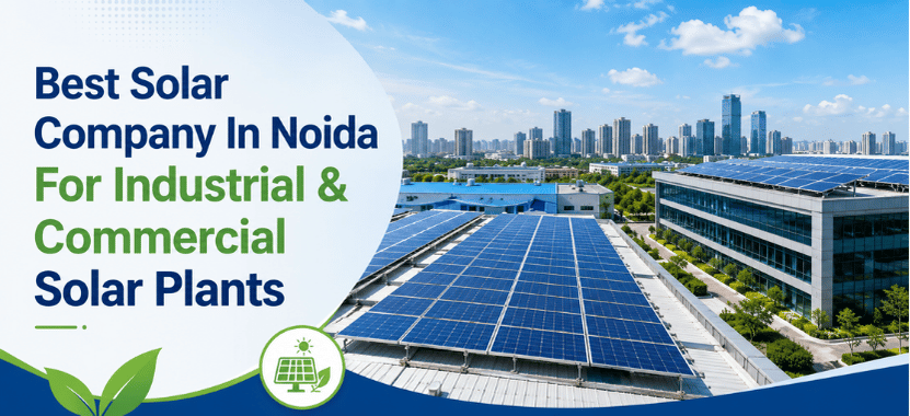 Best Solar Company in Noida for Industrial & Commercial Solar Plants